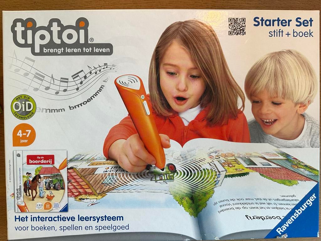Tiptoi Starter Set Stift + Boek 'Op de Boerderij', Kinderen en Baby's, Ophalen of Verzenden, Zo goed als nieuw, Taal en Lezen