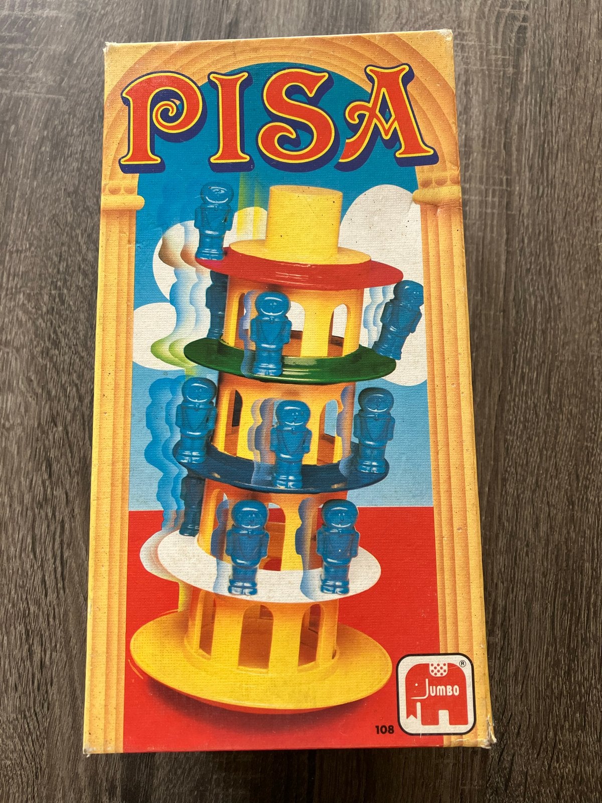Toren van Pisa Balansspel - Vintage Gezelschapsspel - 1985, Ophalen of Verzenden, Gebruikt