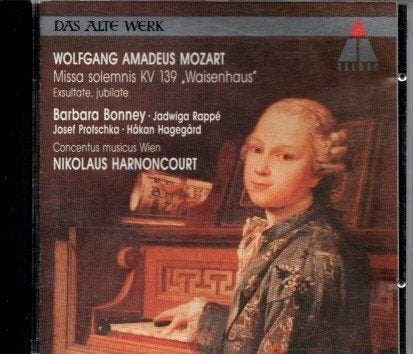 Mozart: Missa solemnis KV 139 'Waisenhaus' / Harnoncourt, Ophalen of Verzenden, Classicisme, Zo goed als nieuw, Vocaal