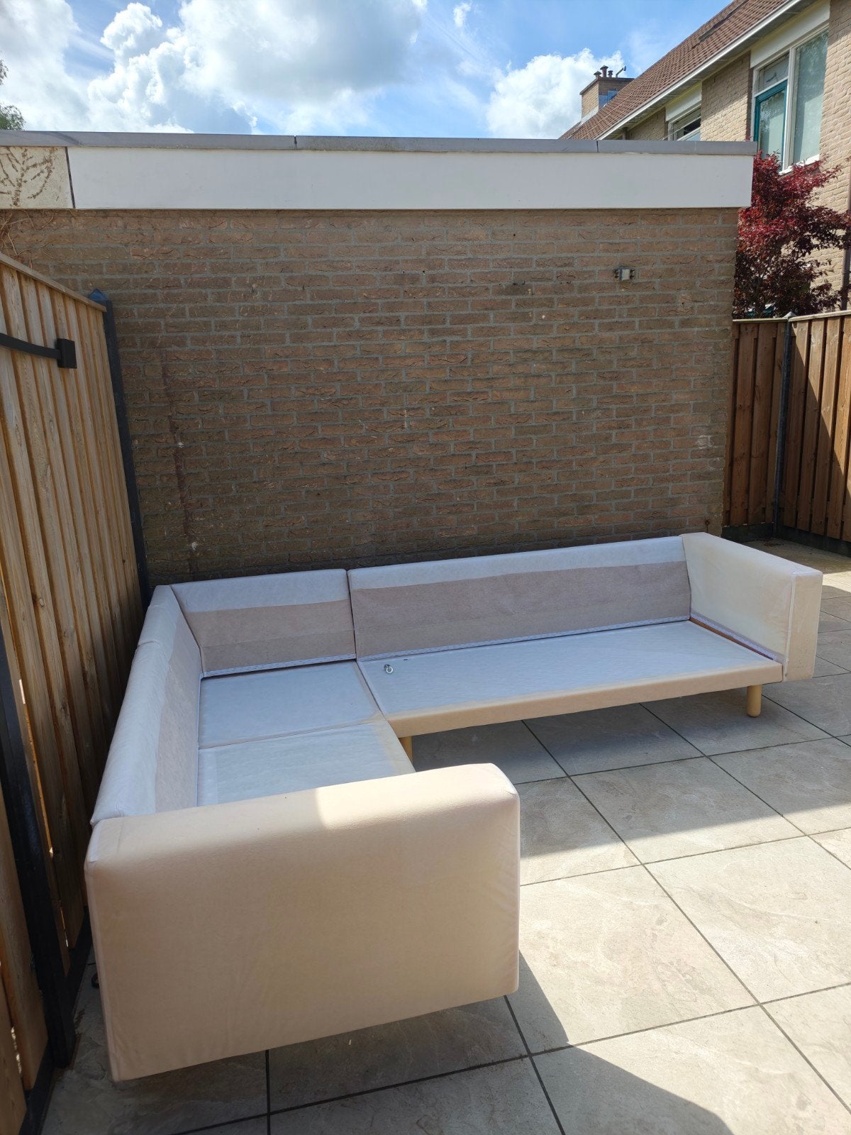 IKEA Norsborg Hoekbank Frame - Zonder Kussens, Ophalen