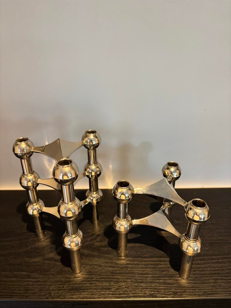 5x Originele Stoff Nagel S22 Kandelaars - Z.G.A.N., Ophalen of Verzenden, Overige materialen