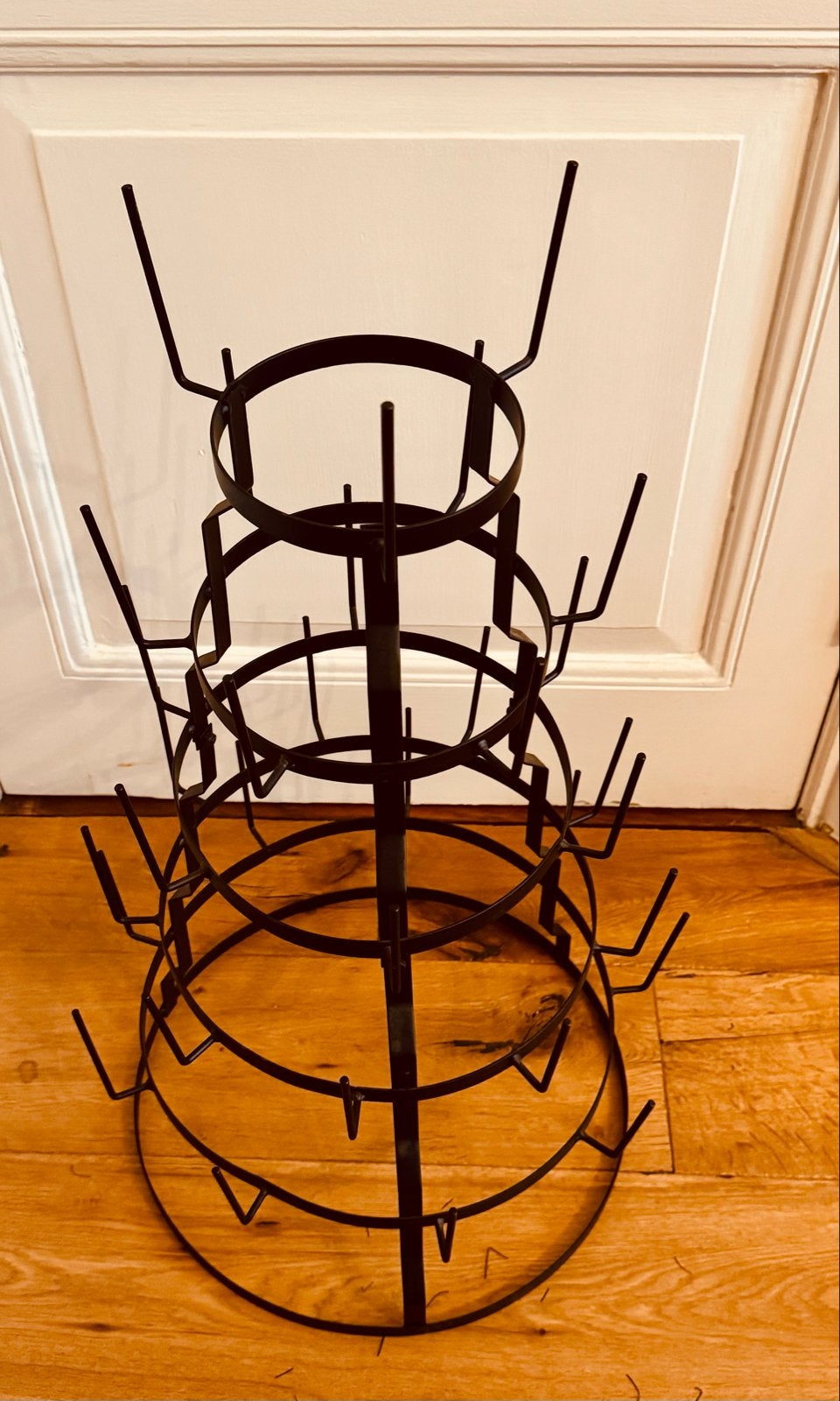 Mica Decorations,flessen/bekerhouder/kerstballenrek  zwart,, Ophalen, Zwart, Zo goed als nieuw, Metaal