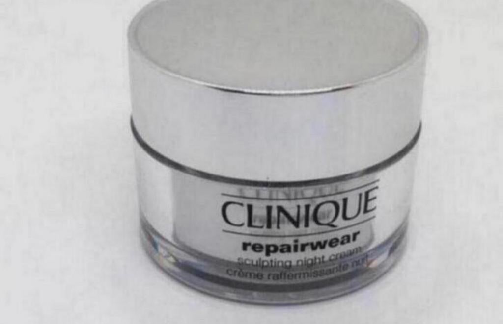 Clinique repairwear night sculpting 50 ml, Verzenden, Zo goed als nieuw, Gehele gezicht