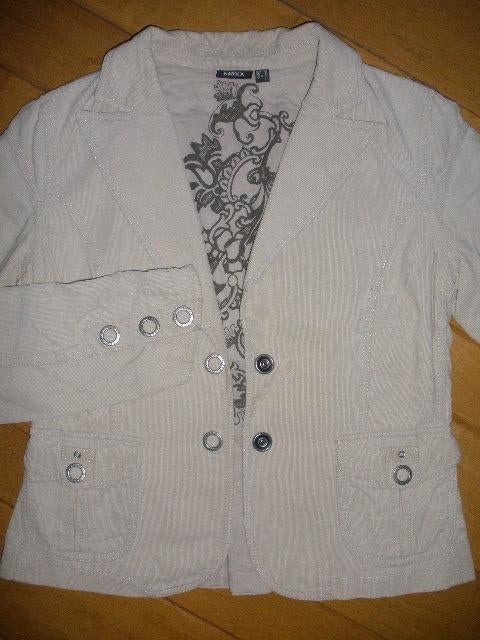 MEXX colbert beige rib maat 40, Maat 38/40 (M), Mexx, Beige, Ophalen of Verzenden