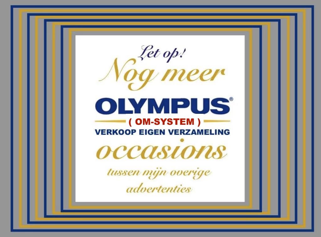 OM-System / OLYMPUS OCCASIONS uit eigen verzameling, Verzamelen, Fotografica en Filmapparatuur, 1980 tot heden, Ophalen of Verzenden