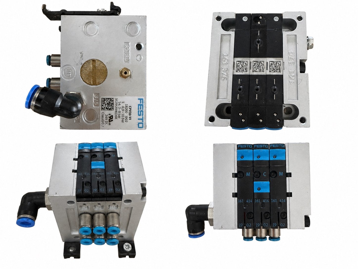 Festo CPV10-VI Pneumatic Valve Manifold – 3-Valve Assembly, Ophalen of Verzenden, Zo goed als nieuw