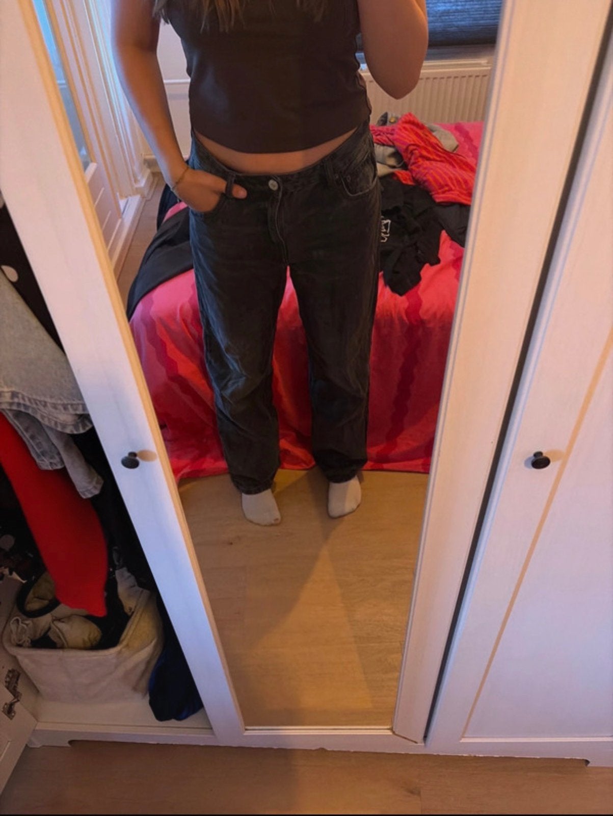 Pull&Bear jeans maat 40, Ophalen of Verzenden, Gedragen, Grijs, W30 - W32 (confectie 38/40)