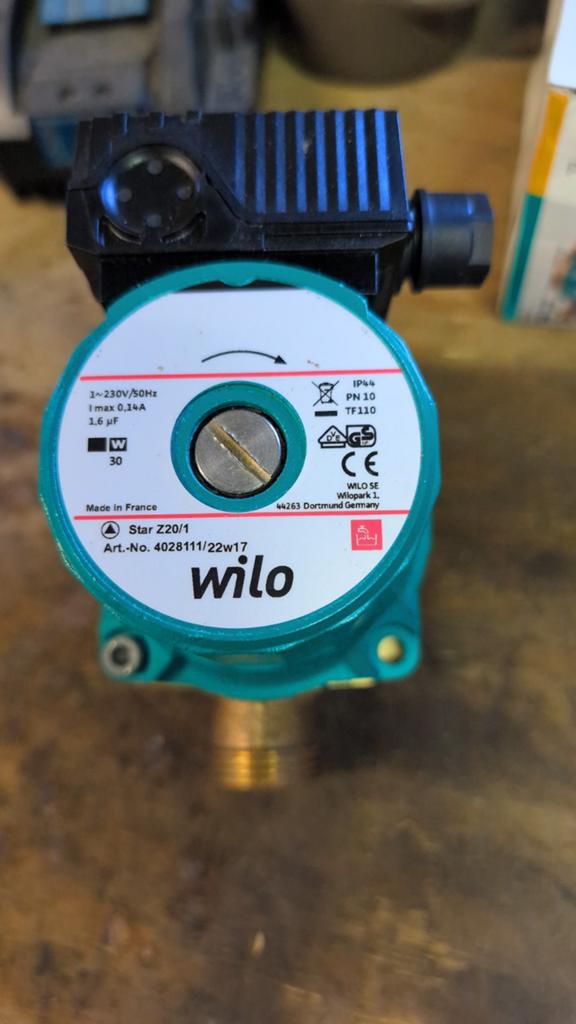 Nieuwe Wilo-star Z20/1 tapwater pomp, Minder dan 30 cm, Overige typen, Nieuw, Minder dan 60 cm