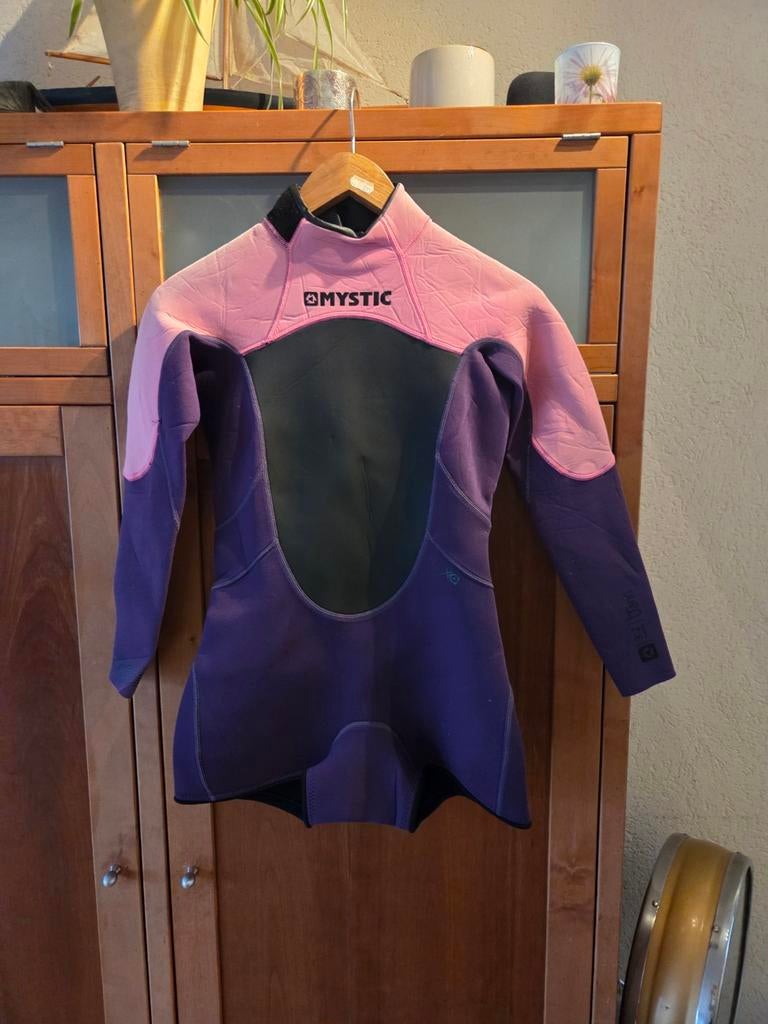 Mystic Wetsuit 3:2 Flatlock - Roze/Paars, Watersport en Boten, Watersportkleding, Zo goed als nieuw, Wetsuit, Dame of Heer, Ophalen of Verzenden