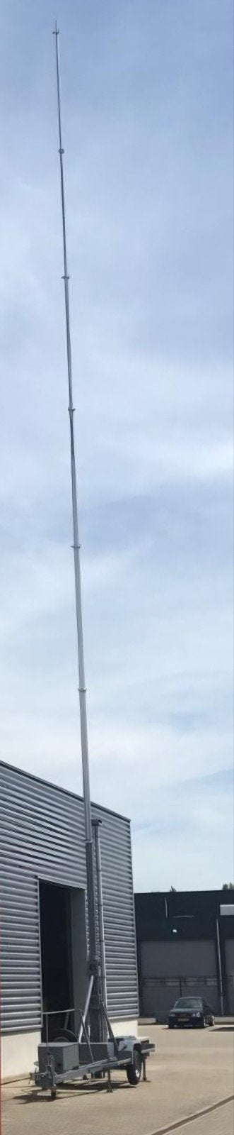 Mobiele Mast op Trailer - Uitstekende Staat, Ophalen, Zo goed als nieuw, Mast