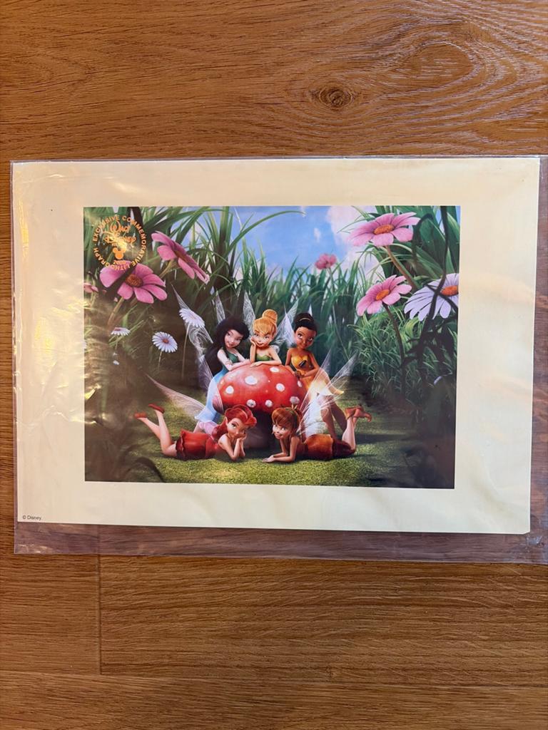 Disney Tinkerbell Lithografie 2008 - voor Verzamelaars, Ophalen of Verzenden