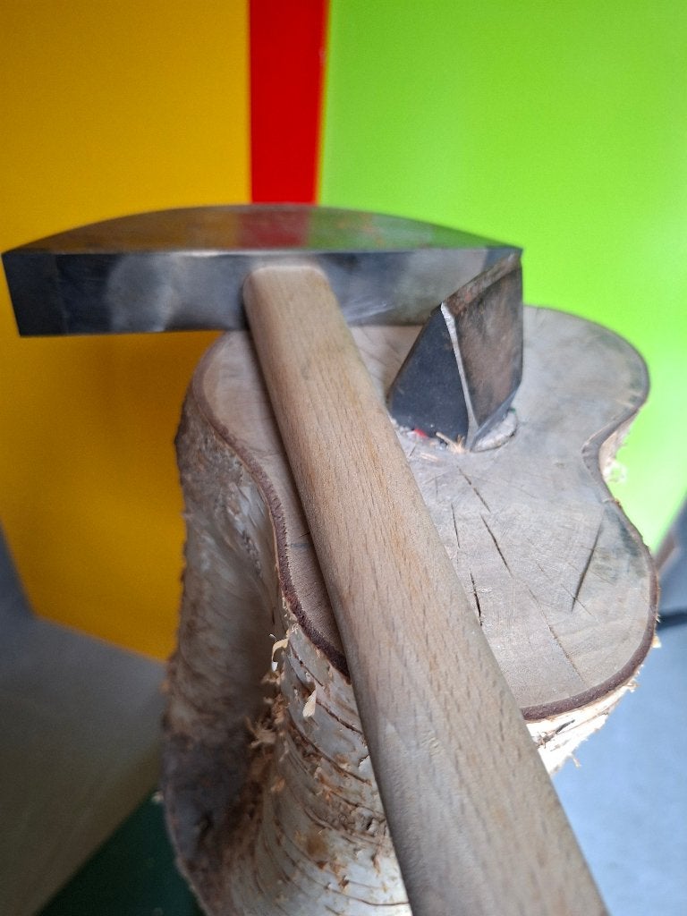 Smalti hamer en pin, Ophalen, Gebruikt
