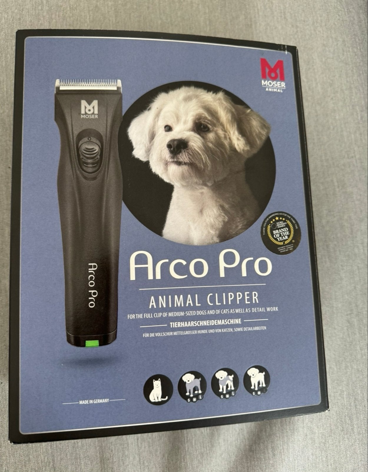 Moser Arco Pro Animal Clipper ZGAN Slechts 1x gebruikt, Ophalen of Verzenden, Zo goed als nieuw