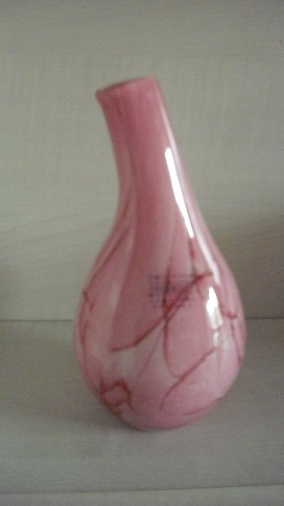 Rose Fidrio-Vaas, Overige kleuren, Ophalen of Verzenden, Minder dan 50 cm, Glas