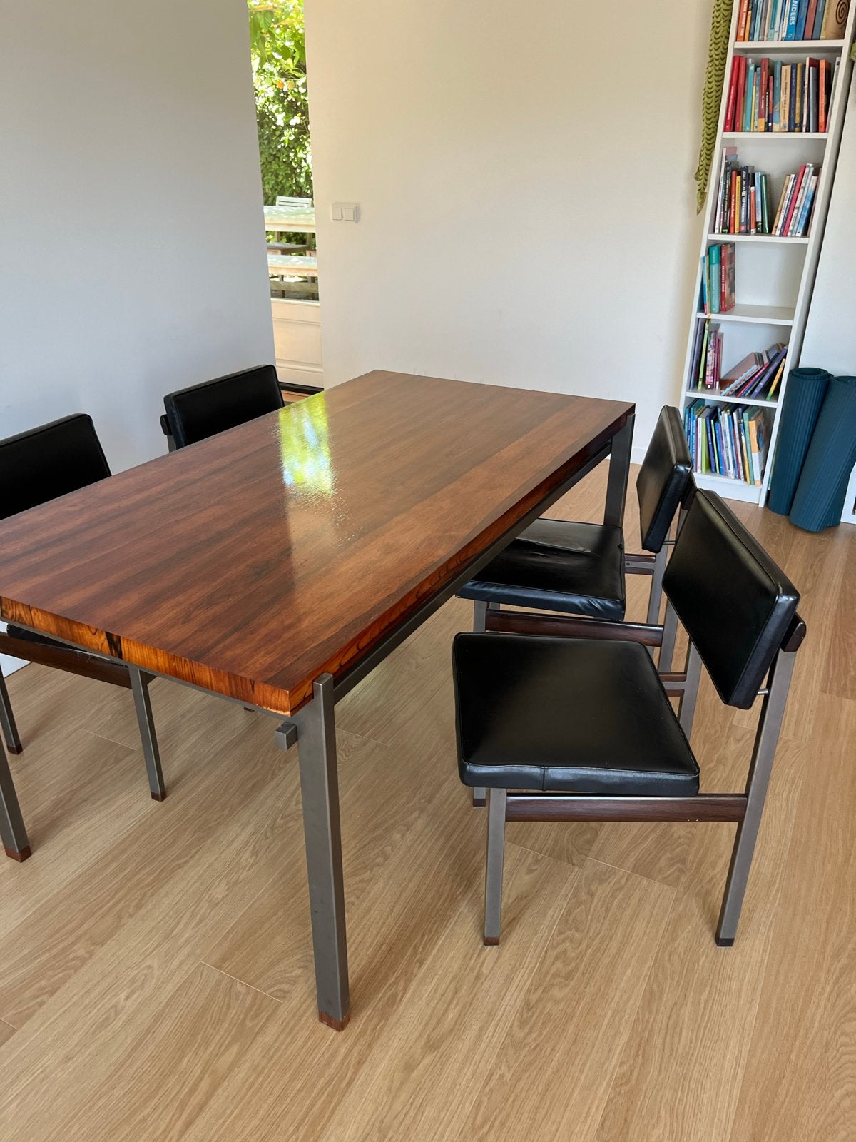 Vintage Design Eettafel en Stoelen (1963/1964), Ophalen