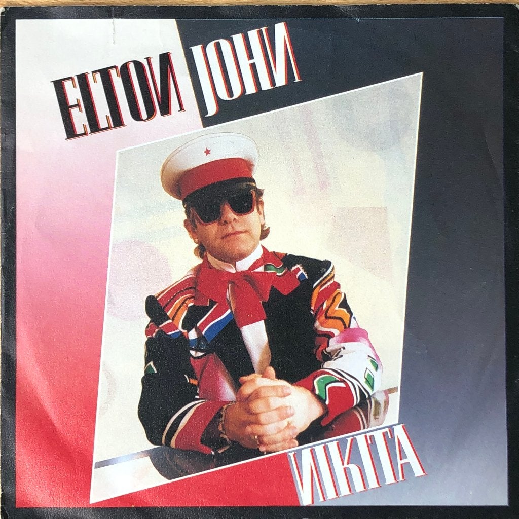 1985	Elton John                    	Nikita, Fotohoes, 7 inch, Ophalen of Verzenden, Zo goed als nieuw