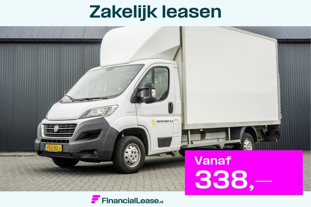 Fiat Ducato 2.3 MultiJet | Bakwagen met Laadklep | 131 PK |, Gebruikt, Wit, Bedrijf, 2450 kg