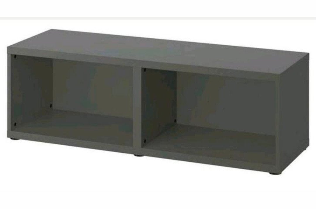 besta Donkergrijs basiselement 120x40x38 cm, Ophalen, 25 tot 50 cm, Minder dan 100 cm