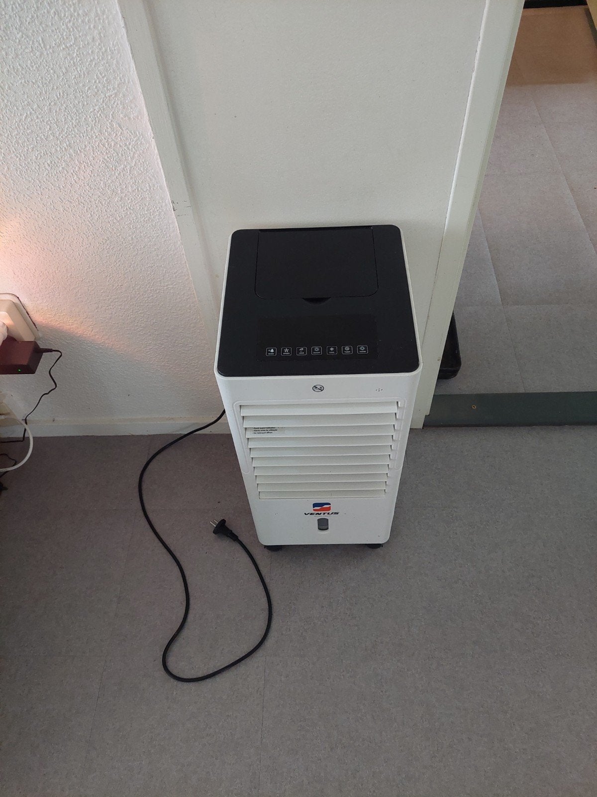 Rovus Ventus DualTech 4-in-1 Mobiele Aircooler/Kachel, Witgoed en Apparatuur, Airco's, Ophalen, Koelen en Ontvochtigen, 3 snelheden of meer