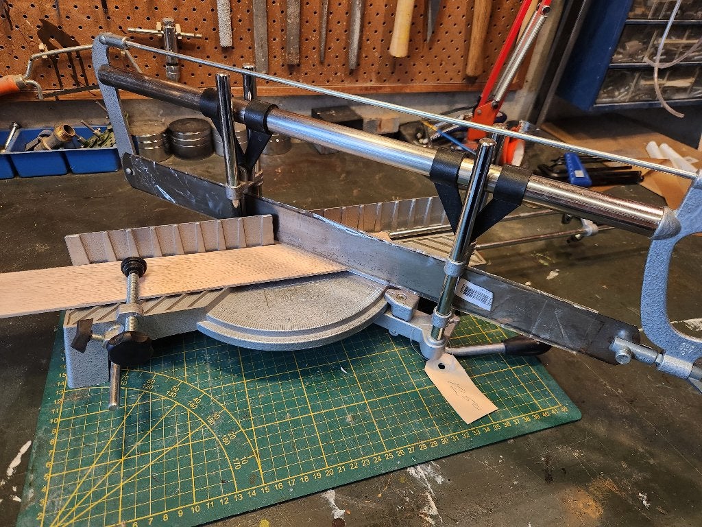verstekzaagmachine, verstekbak, Ophalen of Verzenden, Gebruikt, Zaag