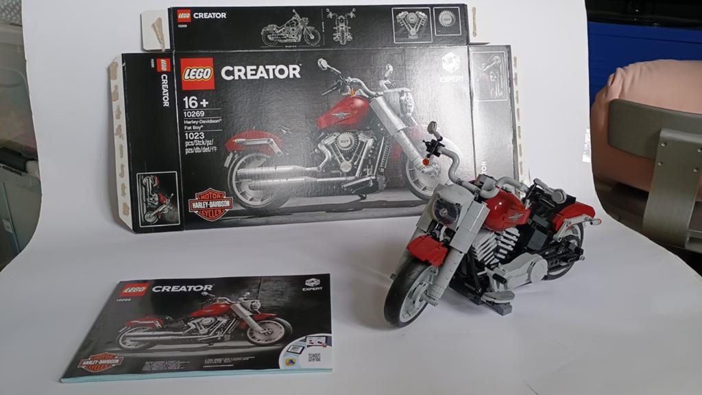 LEGO Creator Expert Harley-Davidson Fat Boy 10269, Ophalen, Compleet, Lego, Zo goed als nieuw