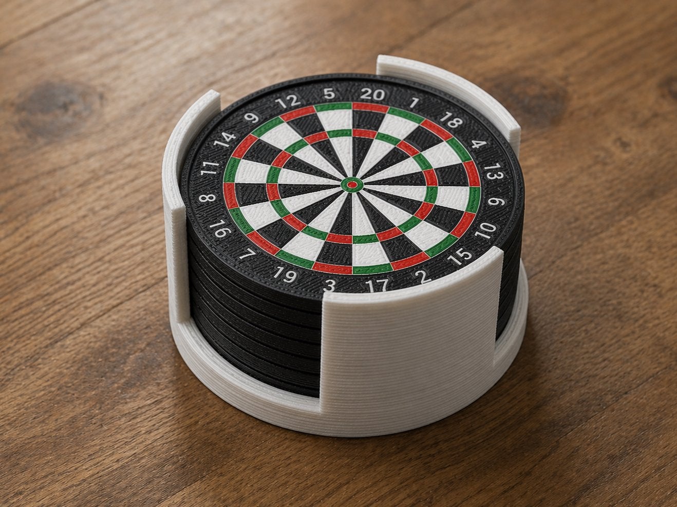 Dartbord onderzetters, 8 stuks voor de echte darter, Ophalen of Verzenden, Nieuw, Dartbord