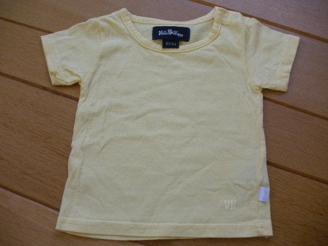 VILLA HAPP t- shirt geel maat 62, Villa Happ, Jongetje of Meisje, Ophalen of Verzenden, Zo goed als nieuw