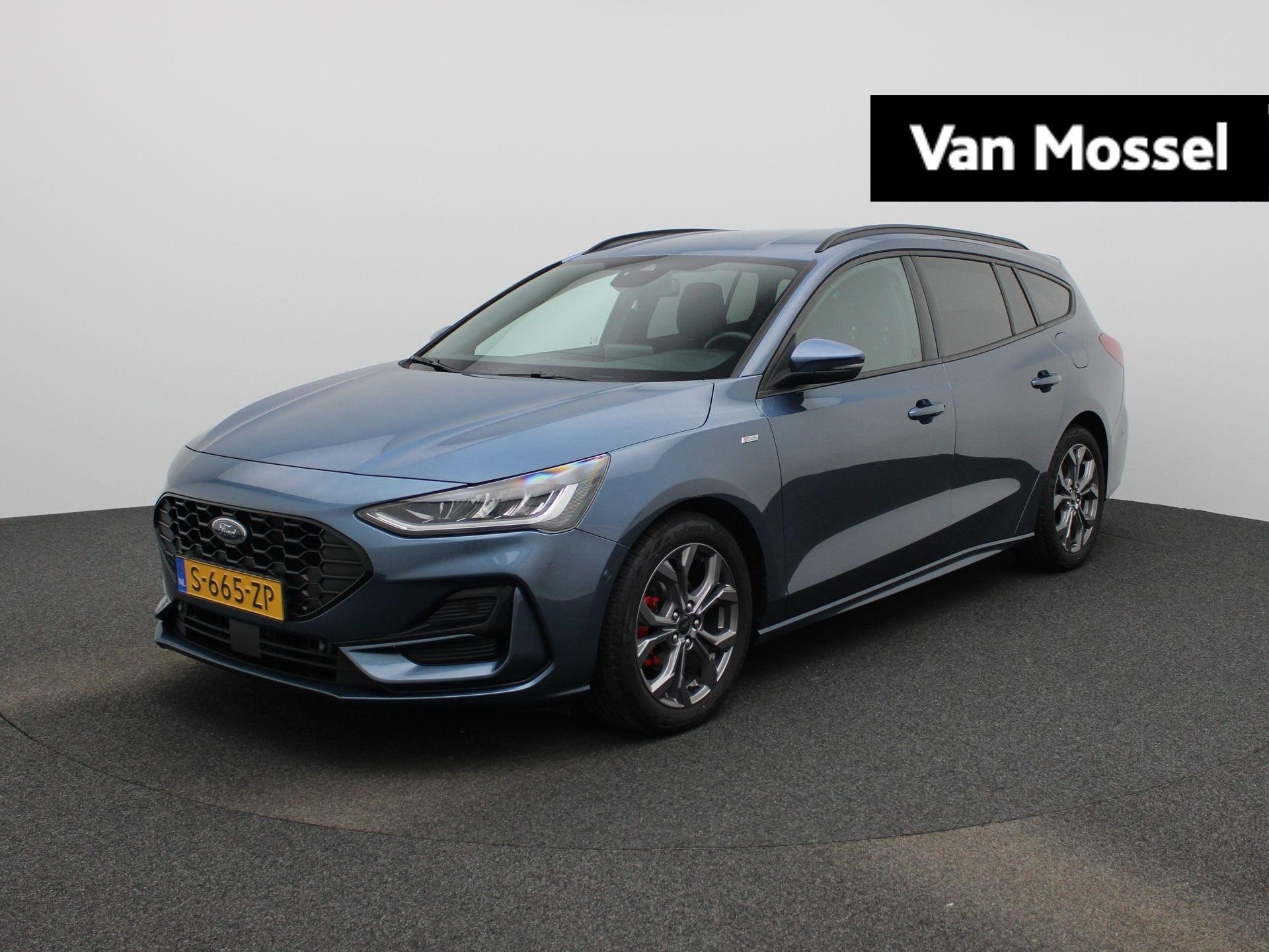 Ford Focus Wagon 1.0 EcoBoost Hybrid ST Line Style | Trekhaa, Auto's, Gebruikt, Euro 6, Blauw, Origineel Nederlands