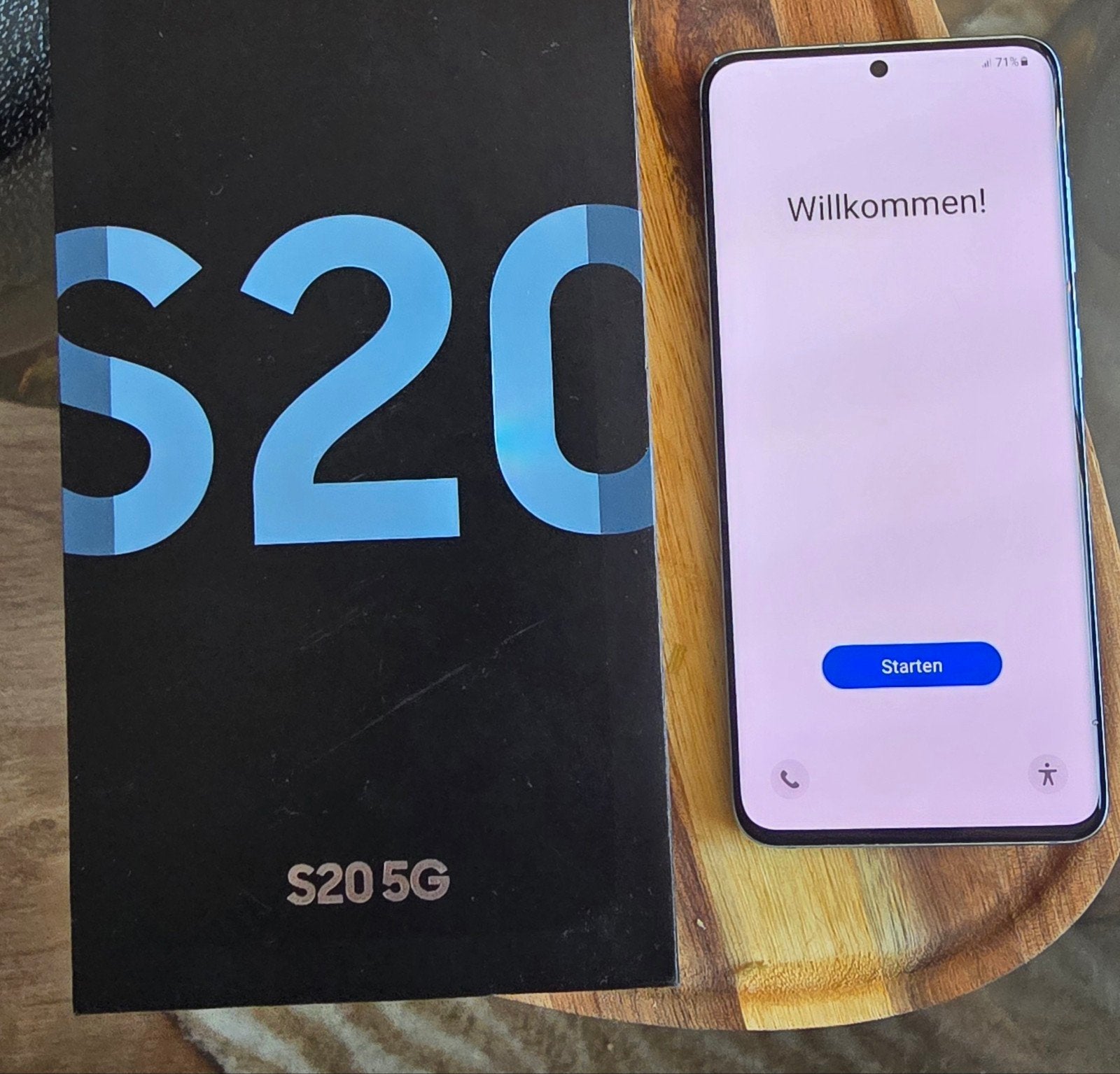 Samsung Galaxy S20 5G 128GB Cloud Blue – als nieuw, Ophalen of Verzenden