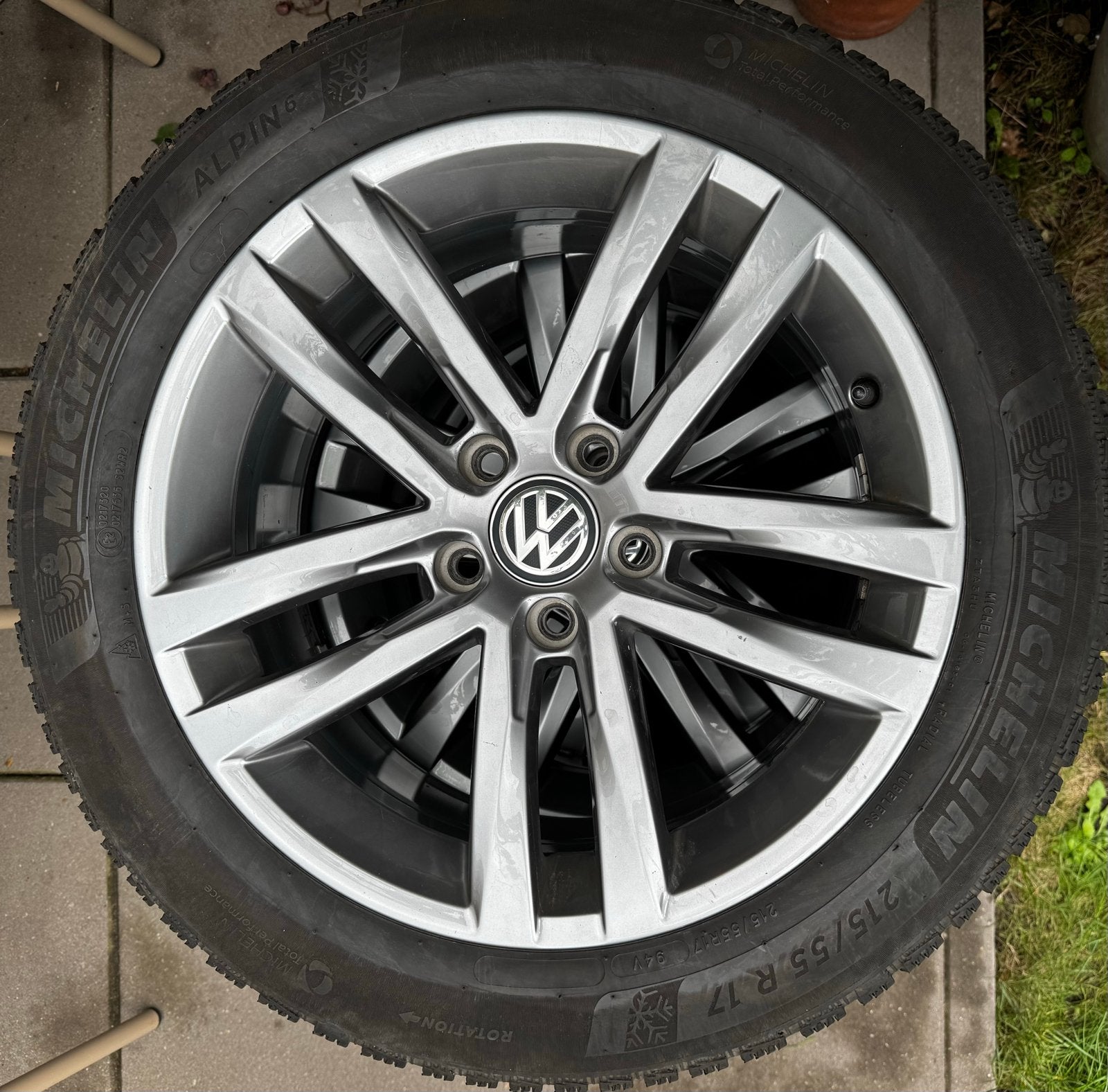 Originele VW Salvador velgen 17 inch, Ophalen, Banden en Velgen, 17 inch, Winterbanden