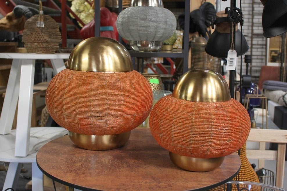 4x sfeervolle tafellamp Cetera Light & Living Oosters kralen, Ophalen of Verzenden, Zo goed als nieuw, E27 (groot), Light & Living