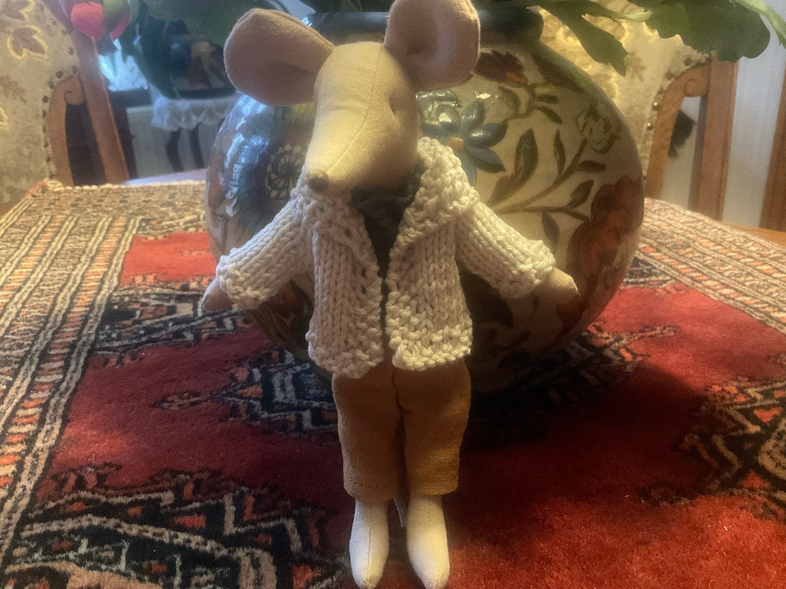 Handgebreid vestje voor Maileg muis - Uniek en warm, Kinderen en Baby's, Muis, Overige merken, Handgemaakt, Nieuw