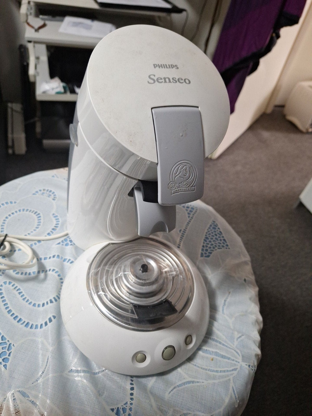 Philips Senseo Koffiezetapparaat - Wit/Grijs, Witgoed en Apparatuur, Ophalen, Koffiepads en cups, Gebruikt, Koffiemachine