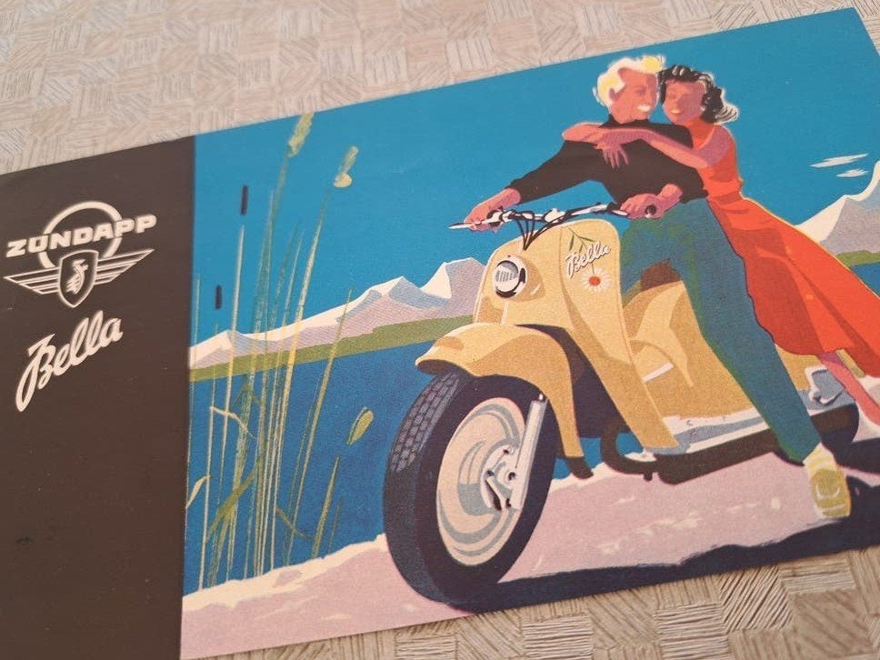 " ZÜNDAPP " Bella Scooter folder, Ophalen of Verzenden, Overige merken