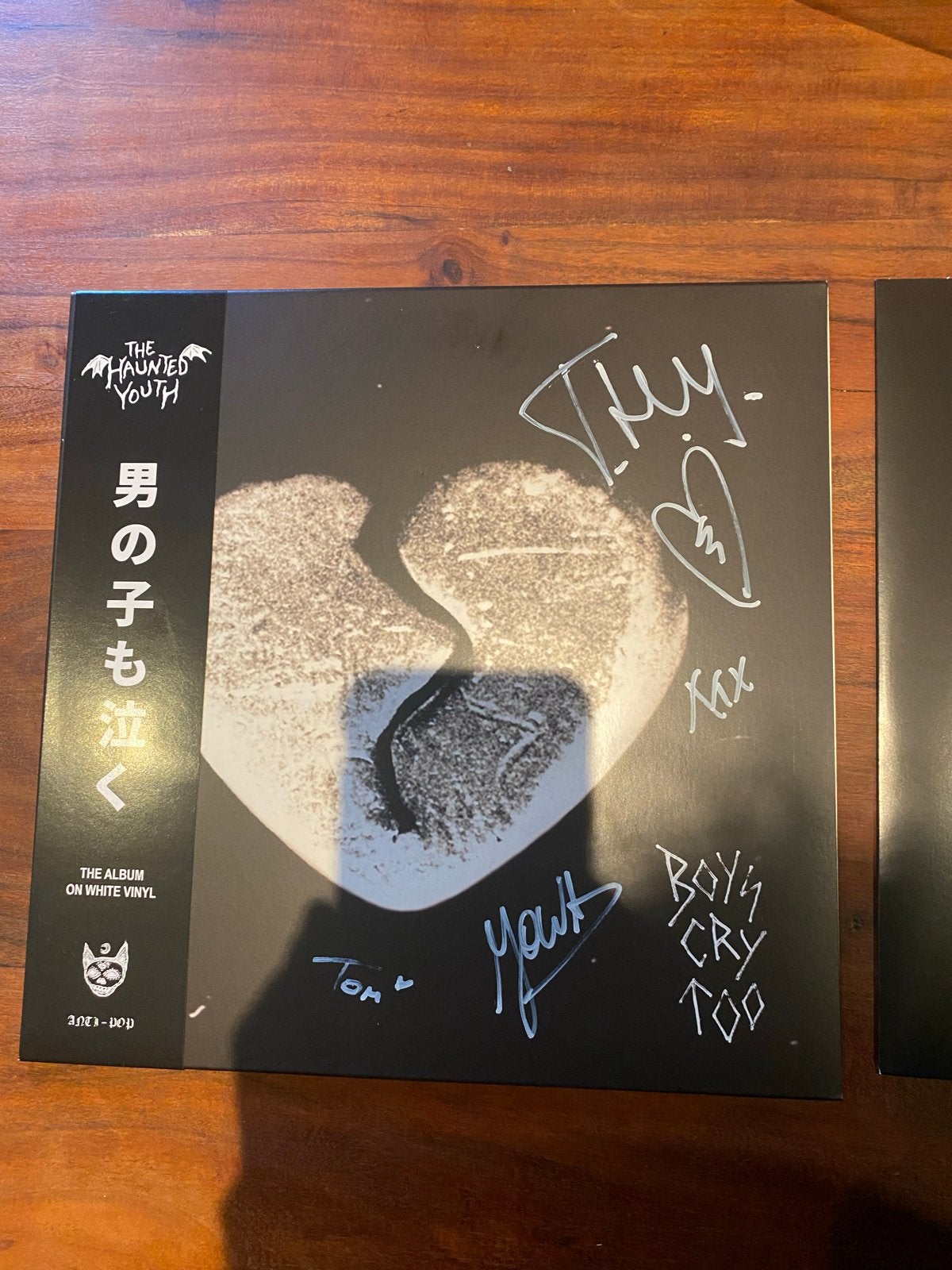 The Haunted Youth - Boys Cry Too (Gesigneerd) - Witte Vinyl