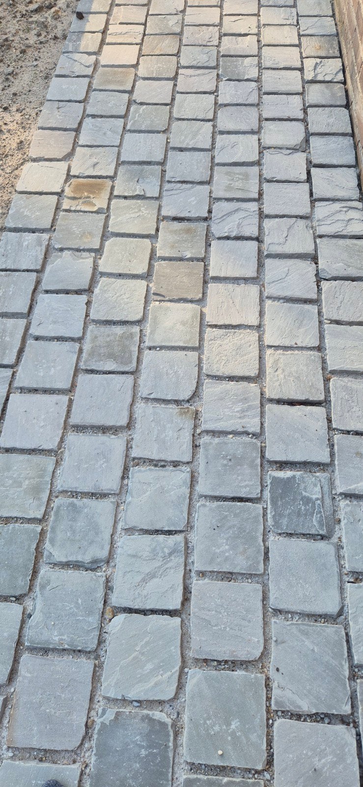 Kandla Grey Kasseien- natuur steen, Tuin en Terras, Tegels en Klinkers, Ophalen, Klinkers, Nieuw, Natuursteen
