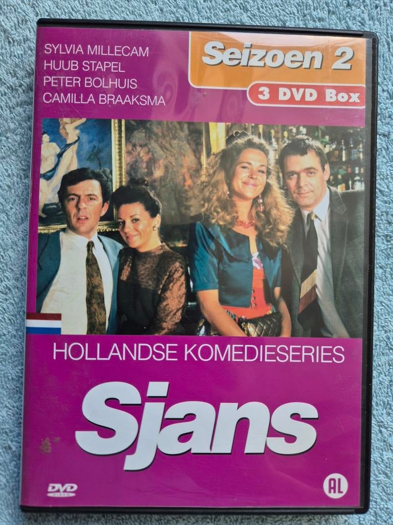 Sjans - Seizoen 2 (3 DVD Box) - Hollandse Komedieserie, Alle leeftijden, Ophalen of Verzenden, Gebruikt, Komedie