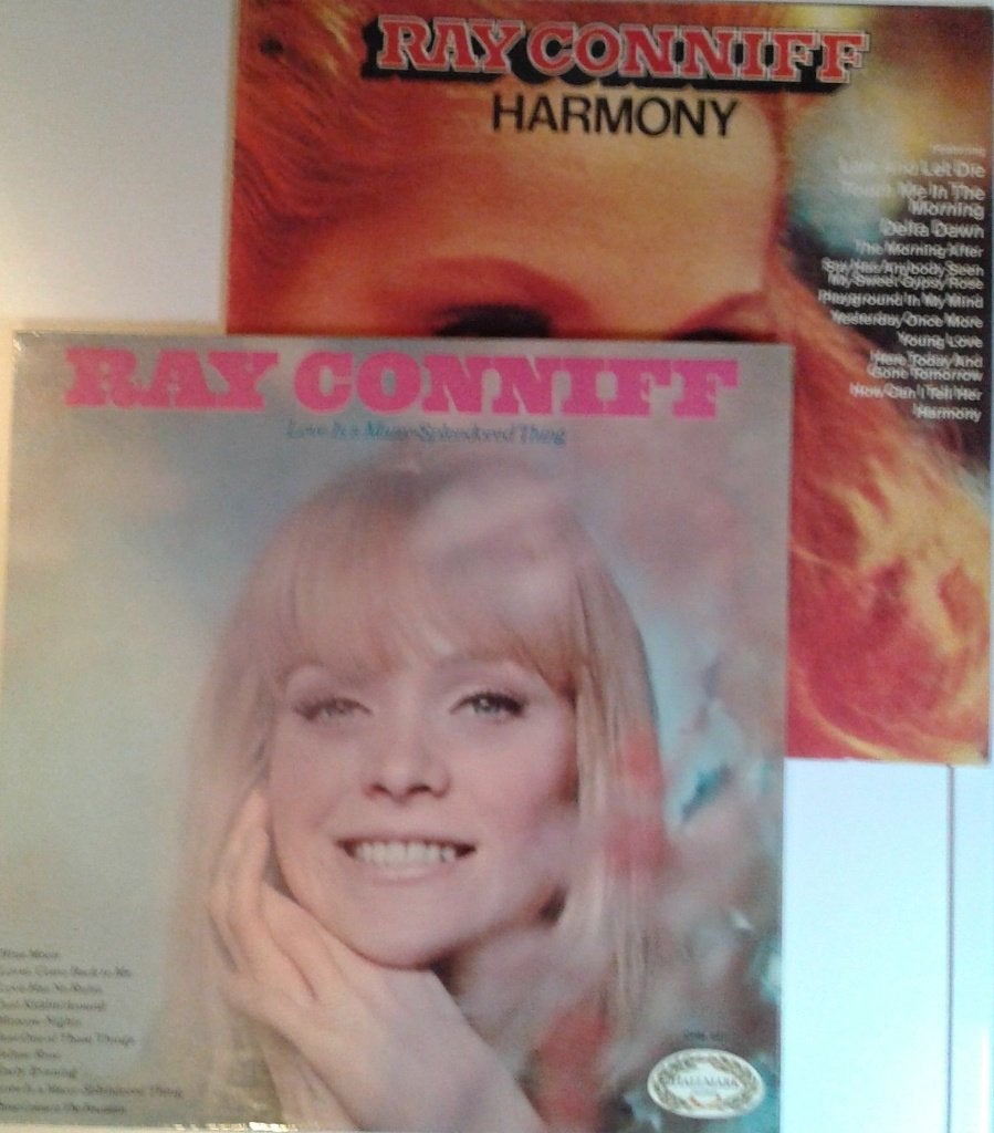 Ray Conniff 2 LPs Harmony & Love Is a Many Splendored Thing., Cd's en Dvd's, LP, Gebruikt, Ophalen of Verzenden, 12 inch