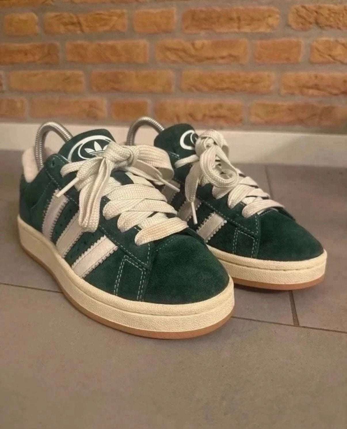 Adidas Campus sneakers groen, Ophalen of Verzenden, Zo goed als nieuw, Groen, Sneakers of Gympen