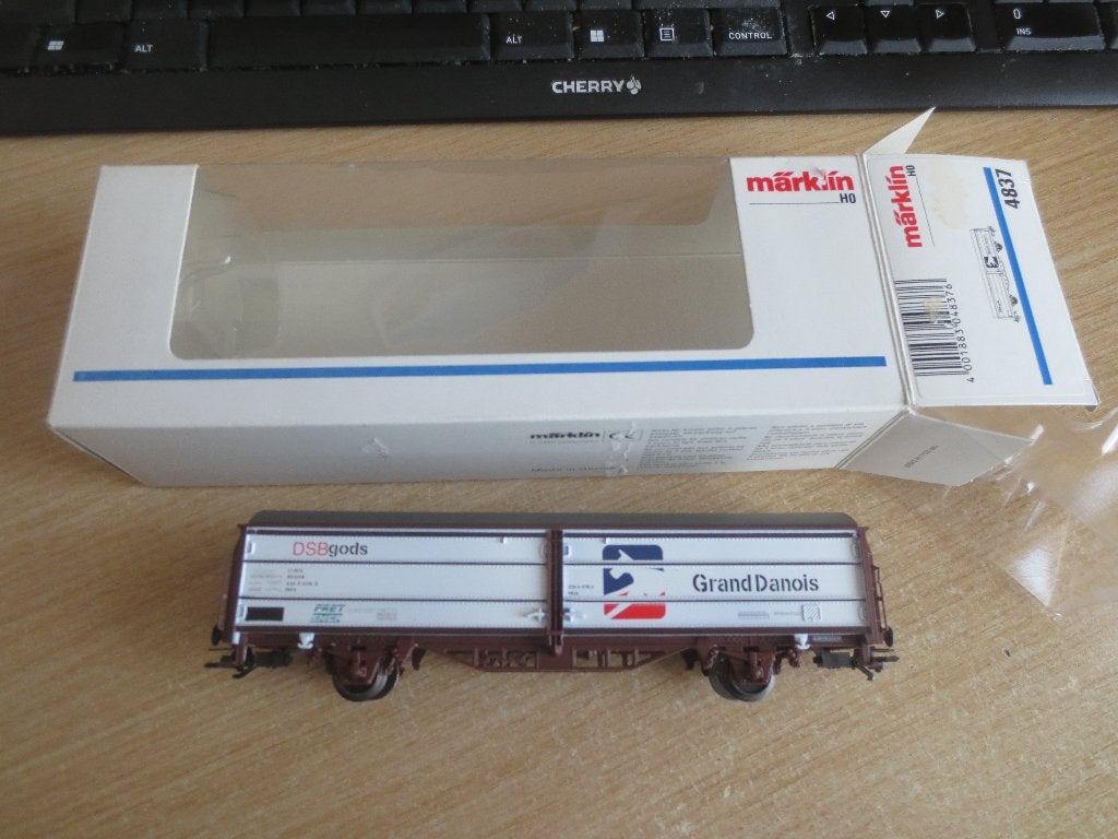 Te Koop Marklin 4837, Hobby en Vrije tijd, Wisselstroom, Gebruikt, Wagon, Ophalen of Verzenden