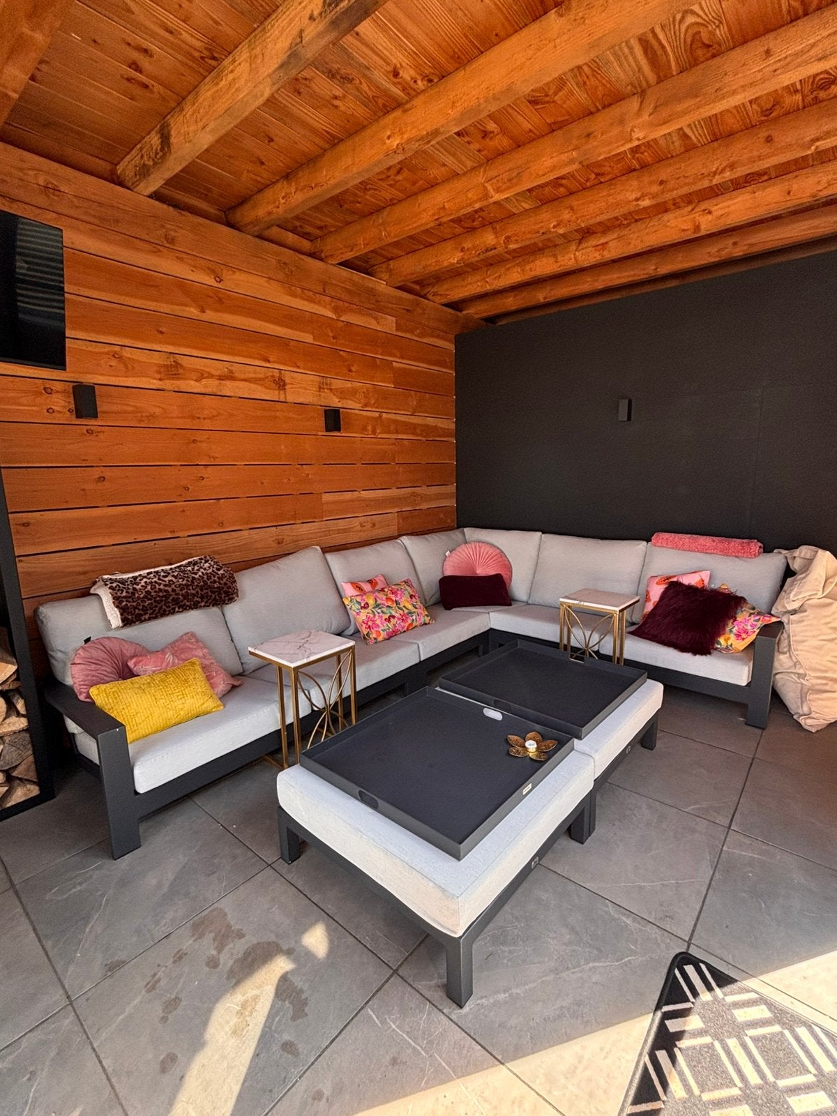 Bellagio lounge set, Ophalen, Zo goed als nieuw, Wicker