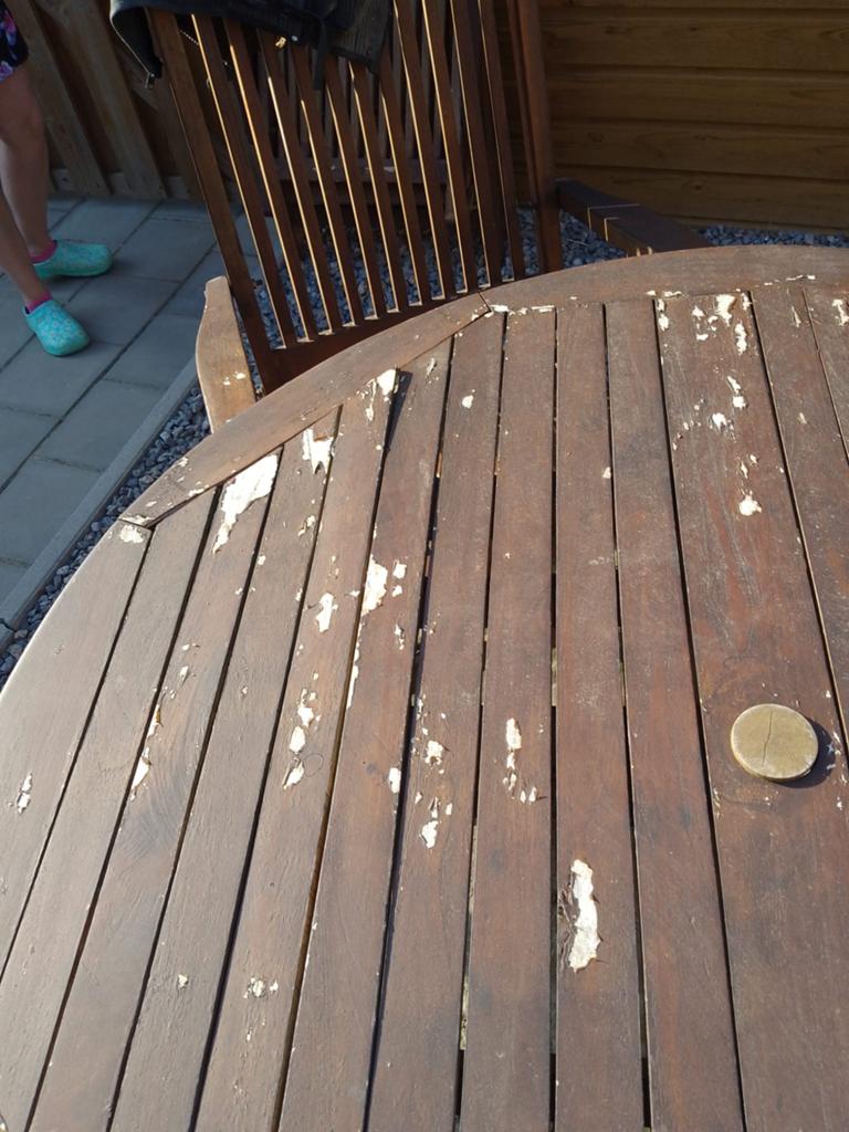 Opknap tuinset, Ophalen, 4 zitplaatsen, Gebruikt, Tuinset