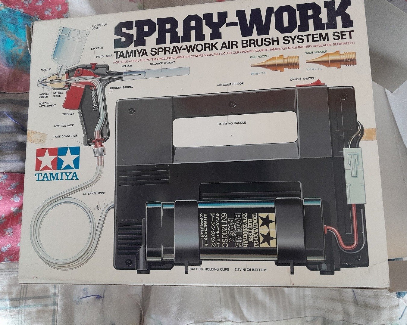 air brush  en compressor, Ophalen