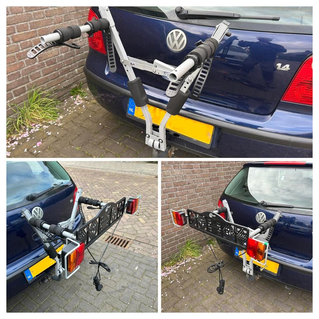 Fietsendrager Compact ANWB schaarmodel, Elektrische fiets, Ophalen of Verzenden, Zo goed als nieuw, 2 fietsen