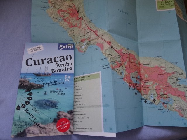 anwb extra reisgids Curacao, Aruba, Bonaire / met wegenkaart, Boeken, Europa, Ophalen of Verzenden, Zo goed als nieuw, Reisgids of -boek