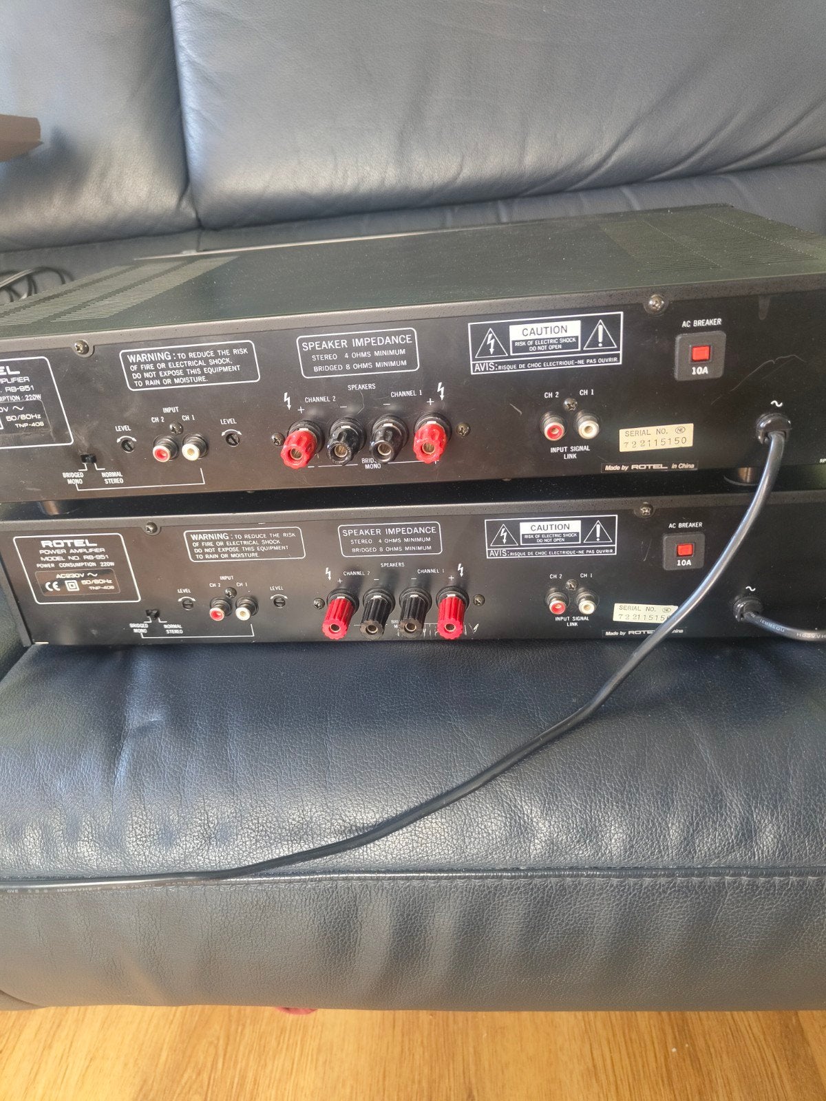 2x Rotel RB 951 te koop aangeboden, Ophalen, Gebruikt, Minder dan 500 watt