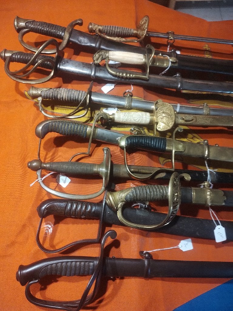 Top "US sabels Civil War " 12 stuks, Ophalen, Landmacht, Amerika