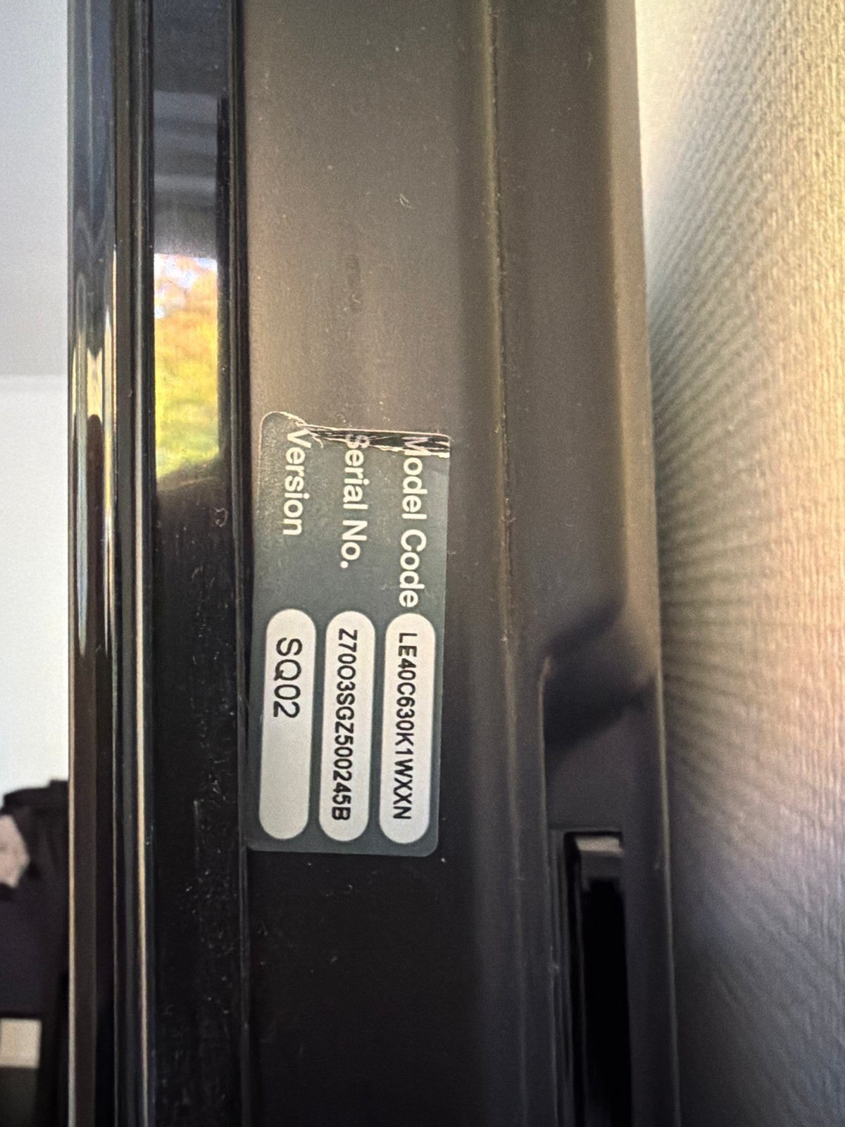 Samsung LE40C630K1WXXN Full HD LCD TV, Ophalen, Gebruikt, 50 Hz, LCD