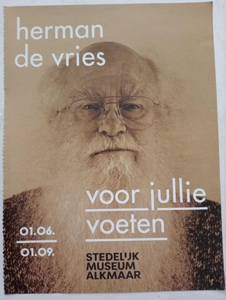 Herman de Vries affiche 2019, Ophalen of Verzenden, 1980 tot heden, Knipsel(s)