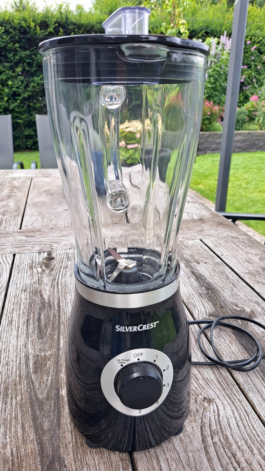 SilverCrest Blender met glazen kan en ijs crush functie, Ophalen, Zo goed als nieuw, Blender
